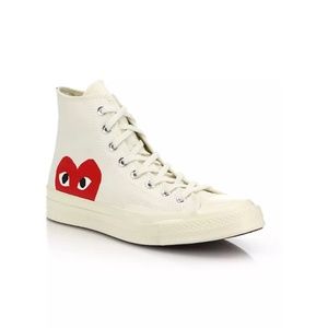 CdG PLAY x Converse Unisex Chuck Taylor All Star Peek-A-Boo High-Top Sneakers